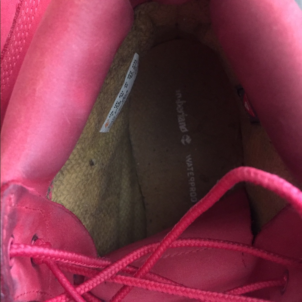 Pink Timberlands - Picture 2 of 5